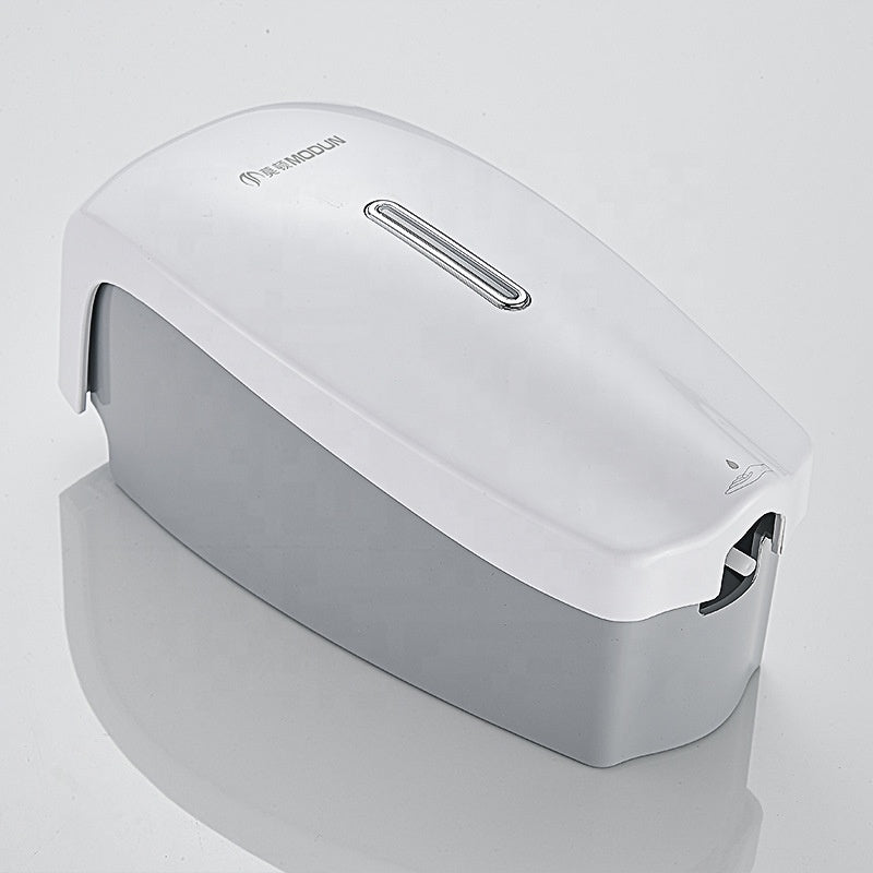 White/Silver Modern Design 1000ml Hotel Wall Mount Plastic Hand Liquid Soap Dispenser